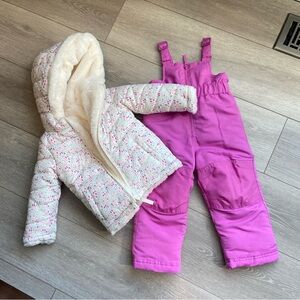 Kid’s winter jacket and snow pants 2T